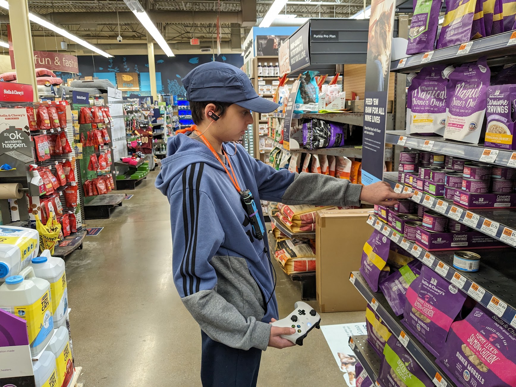 Using Scout to identify pet food products