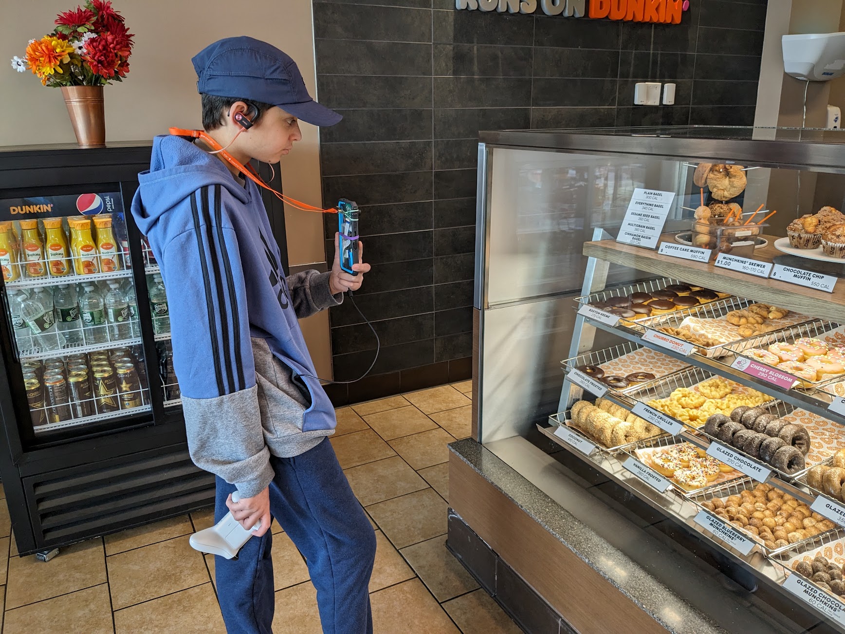 Testing Scout at Dunkin Donuts